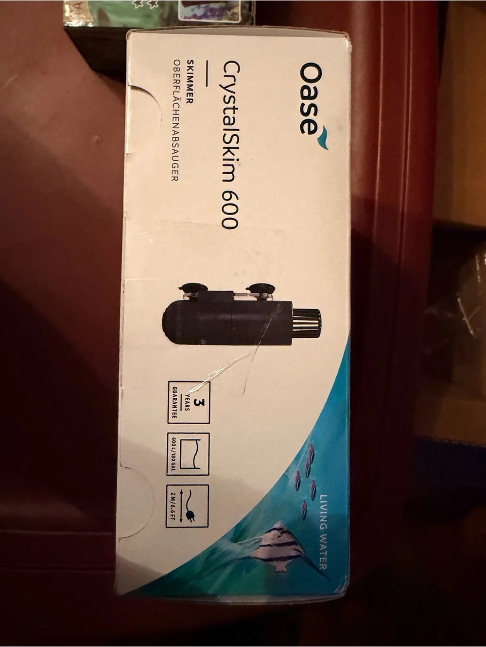 OAS CrystalSkim 600 Surface Skimmer - White & Blue